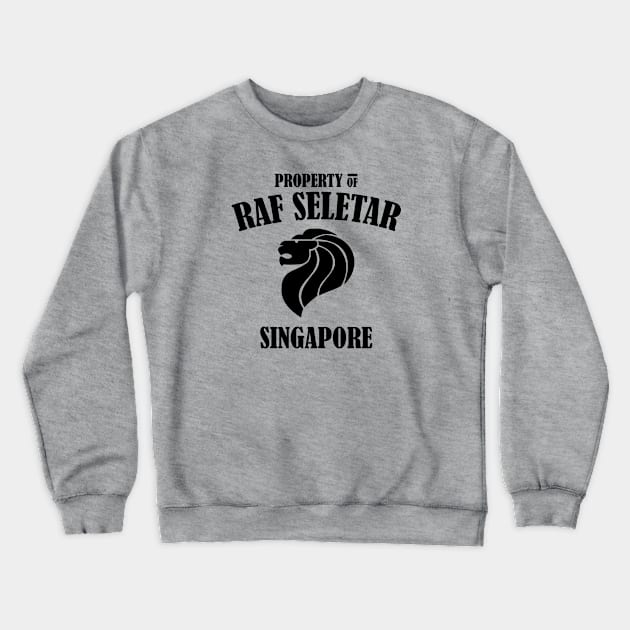 RAF Seletar Crewneck Sweatshirt by Firemission45